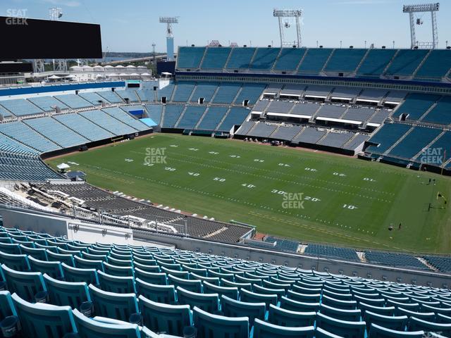 Seating view for EverBank Stadium Section 405