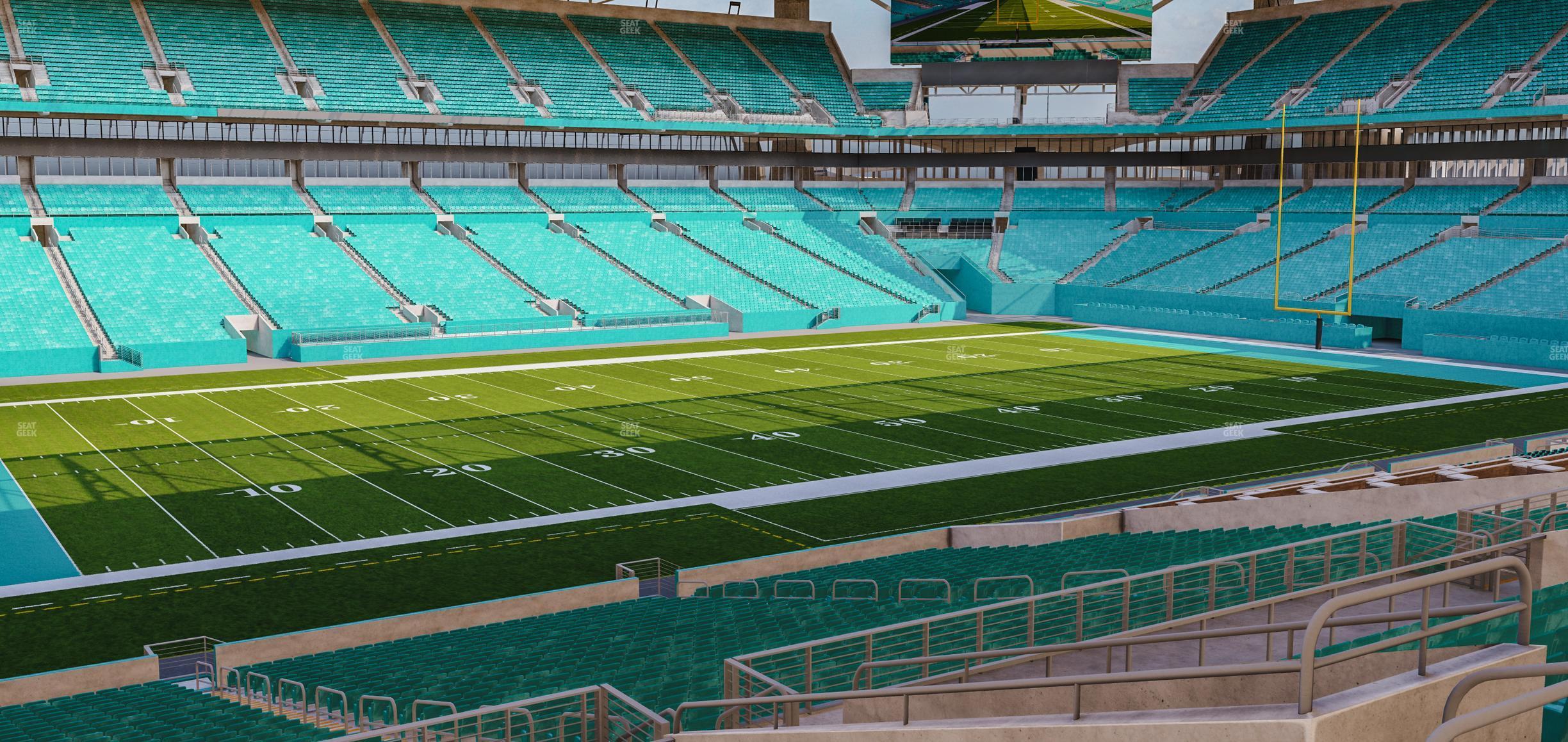 Seating view for Hard Rock Stadium Section 250