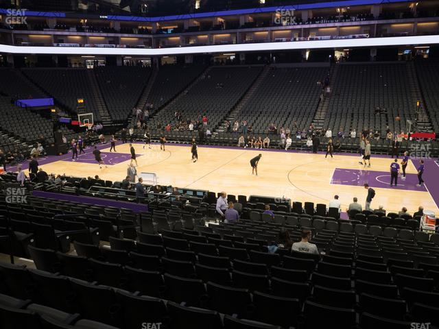 Seating view for Golden 1 Center Section 106