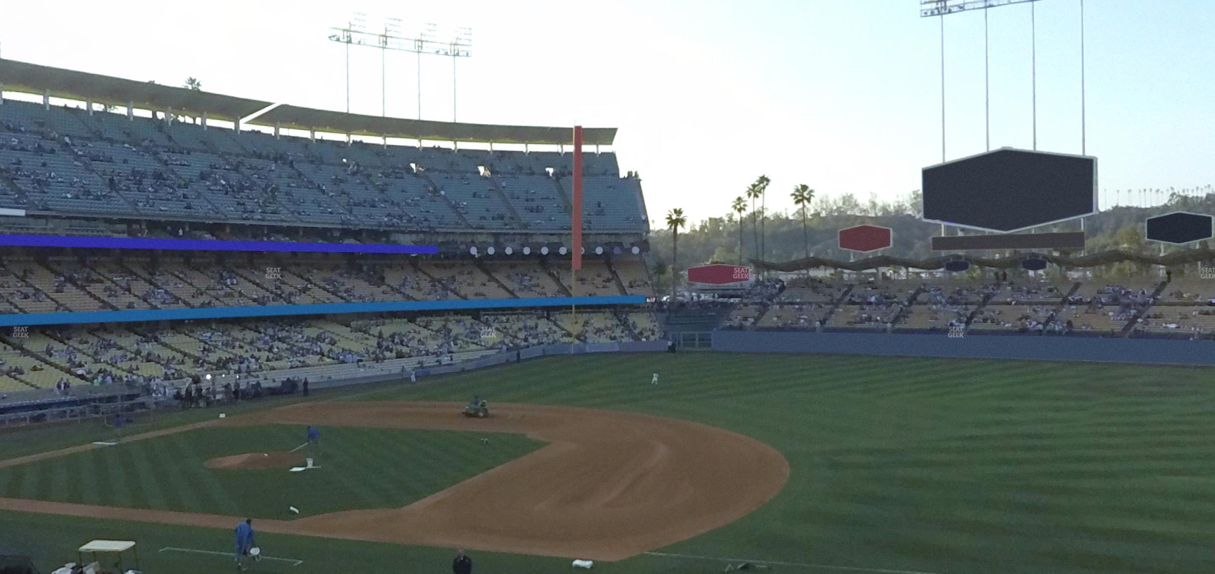 Seating view for Dodger Stadium Section 142 Lg