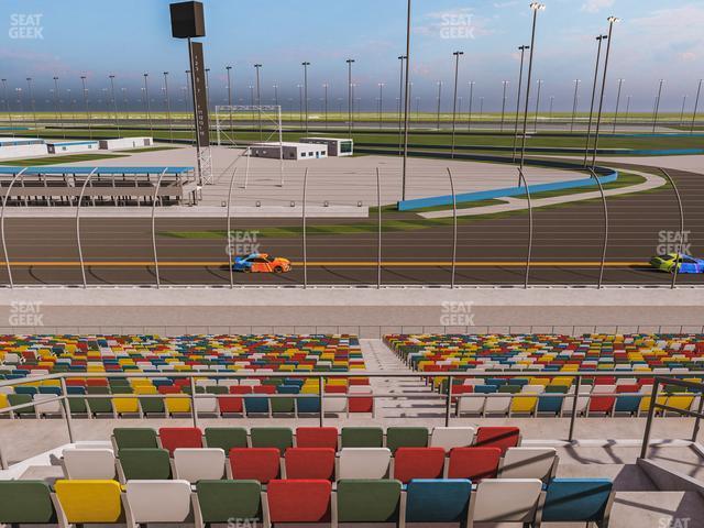 Seating view for Daytona International Speedway Section Back 169