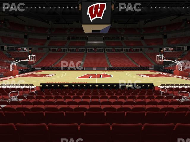 Seating view for Kohl Center Section 122