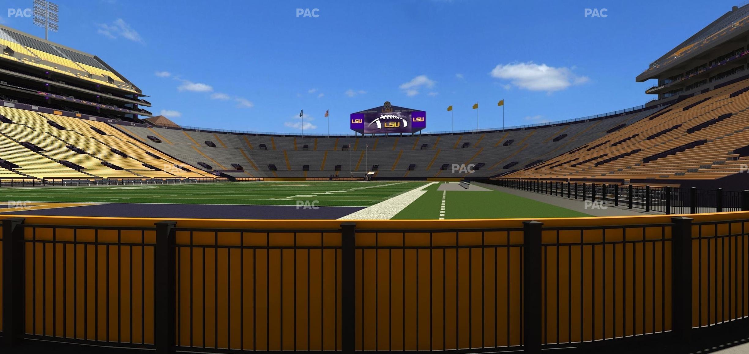 Seating view for Tiger Stadium Section Box 43