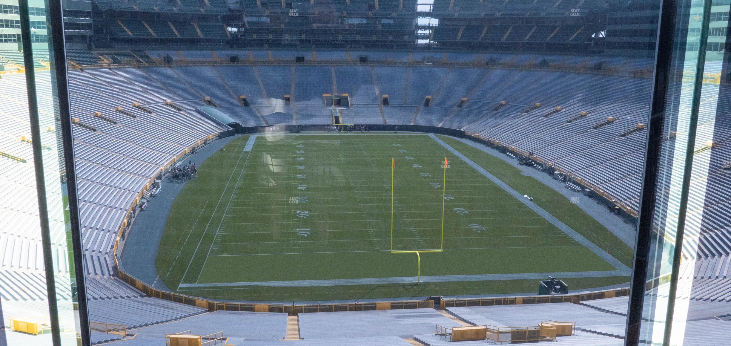 Seating view for Lambeau Field Section 484