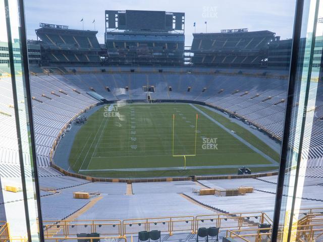 Seating view for Lambeau Field Section 484