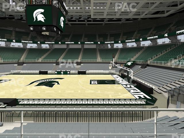 Seating view for Jack Breslin Student Events Center Section 126