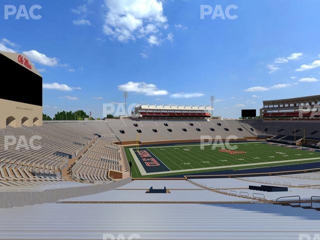 Seating view for Vaught Hemingway Stadium Section J