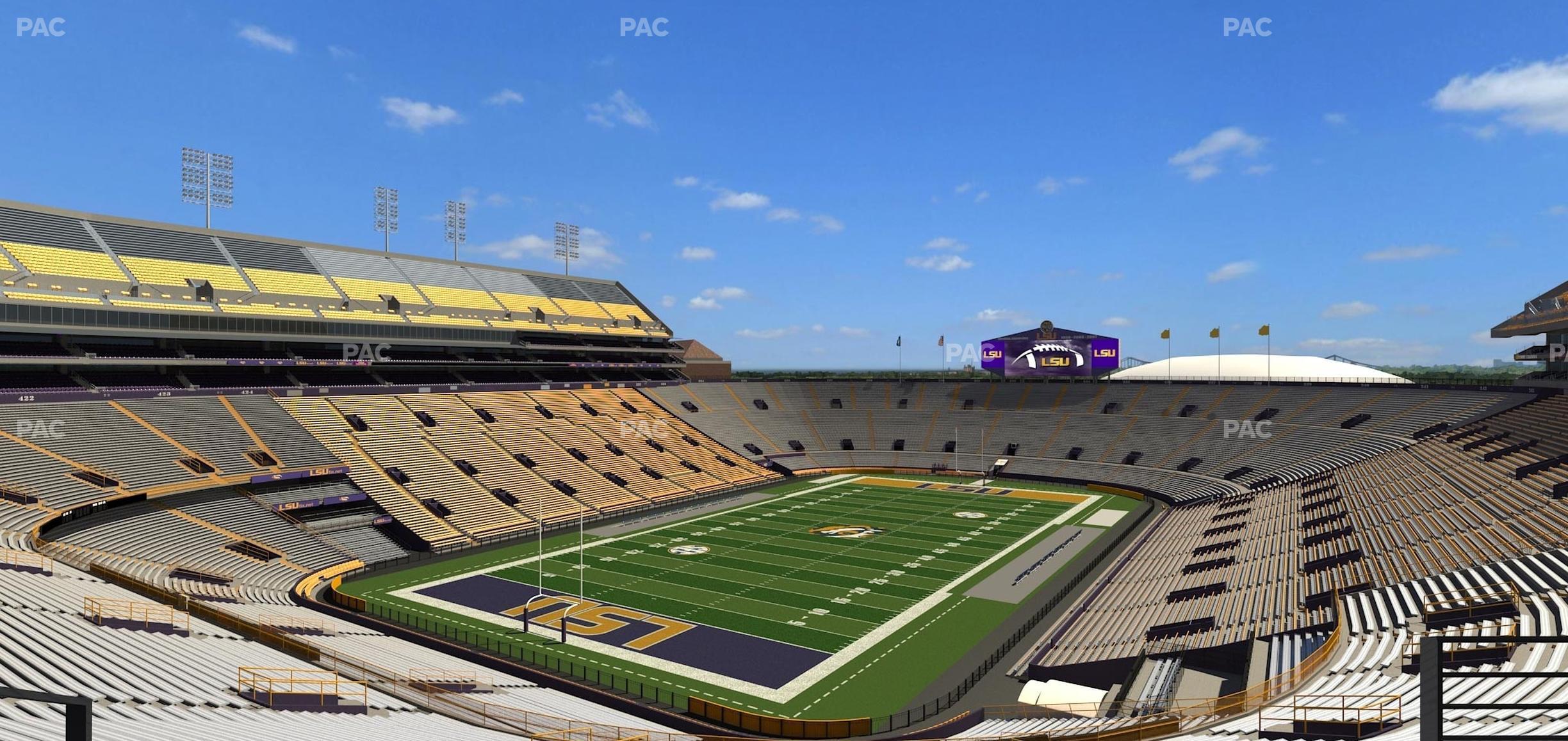 Seating view for Tiger Stadium Section Suite 140