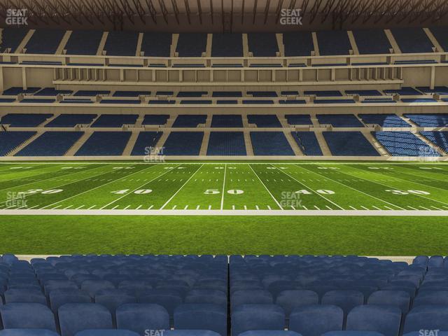 Seating view for Lucas Oil Stadium Section 140