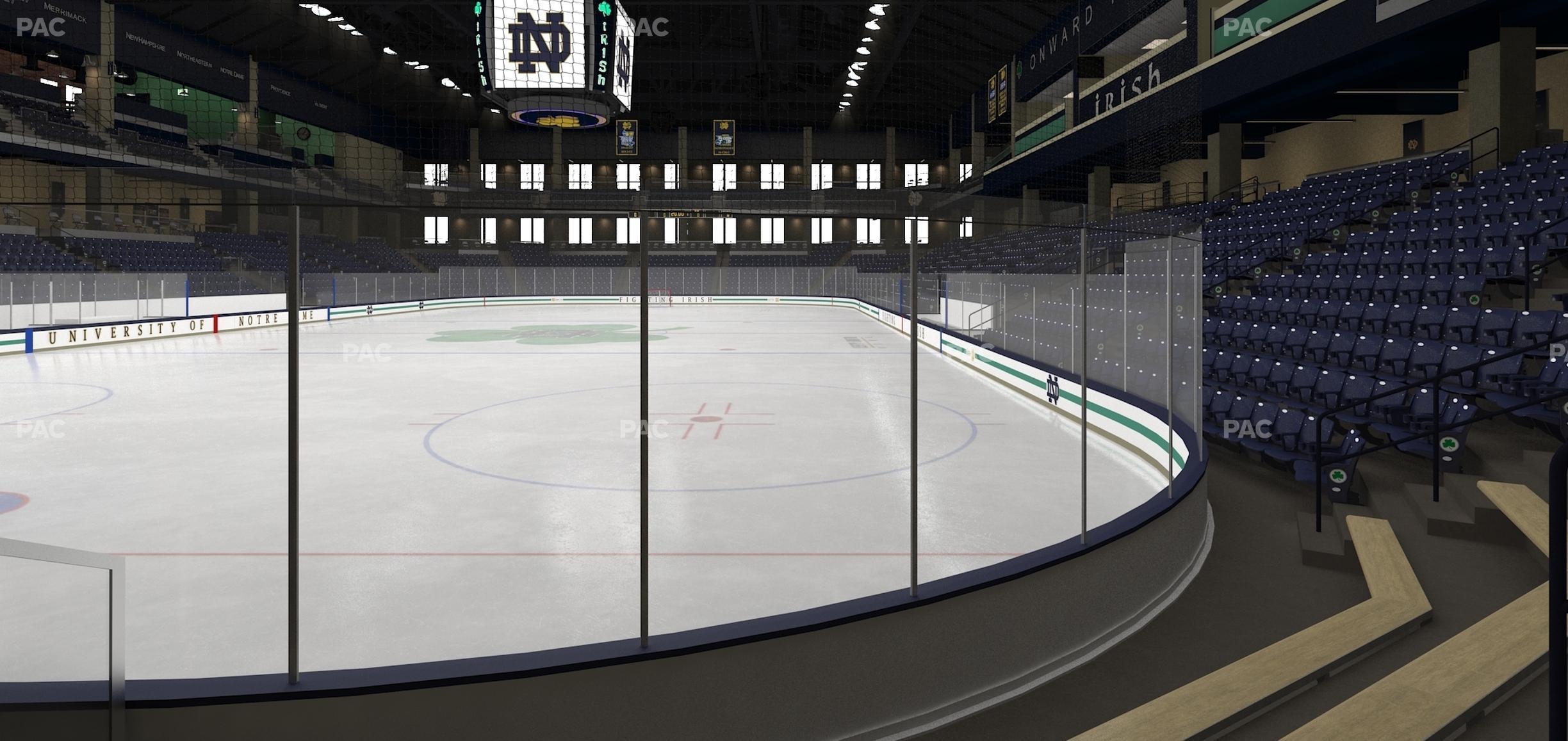 Seating view for Compton Family Ice Arena Section 5