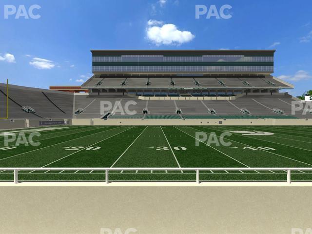 Seating view for Spartan Stadium (Michigan) Section Sideline Club 10