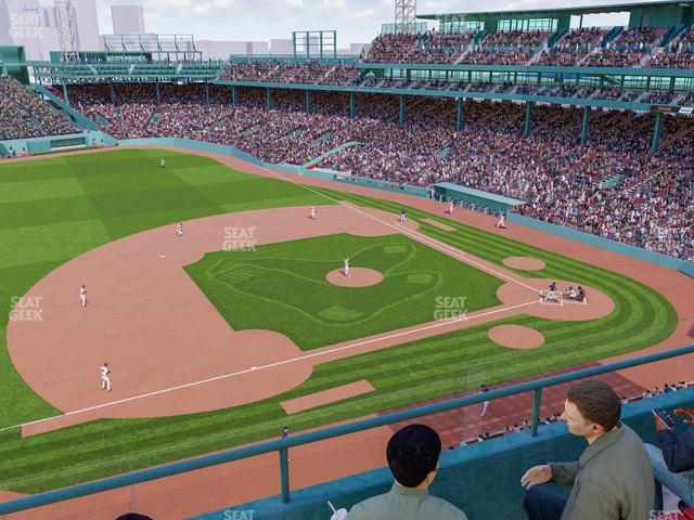 Seating view for Fenway Park Section Aura Pavilion 10