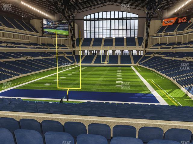 Seating view for Lucas Oil Stadium Section 225