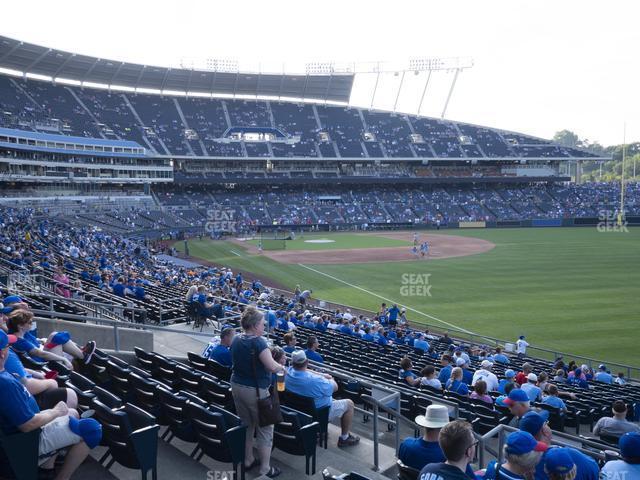 Seating view for Kauffman Stadium Section 246