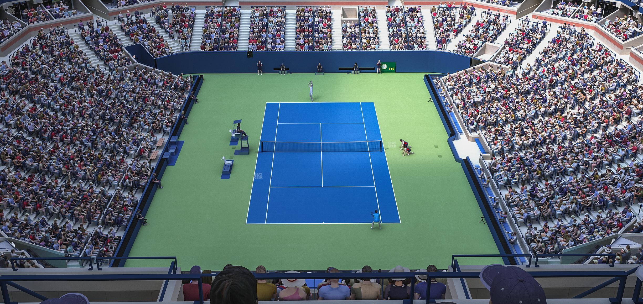 Seating view for Arthur Ashe Stadium Section 301