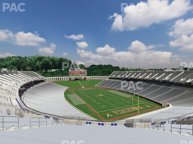 Seating view for Scott Stadium Section 524