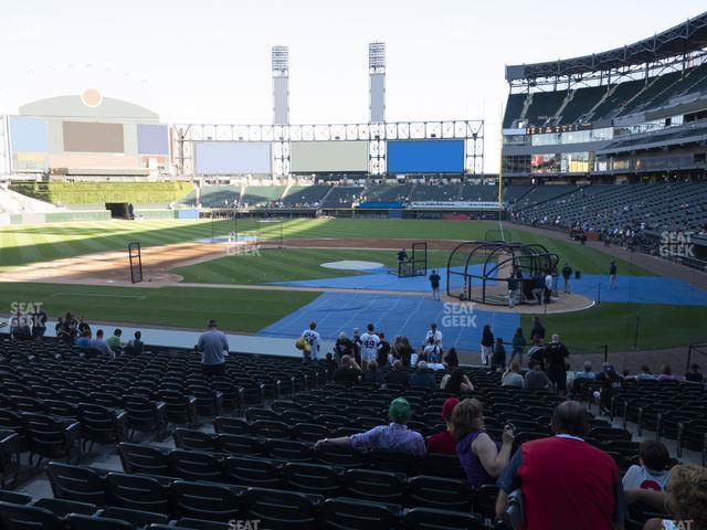 Seating view for Guaranteed Rate Field Section 136