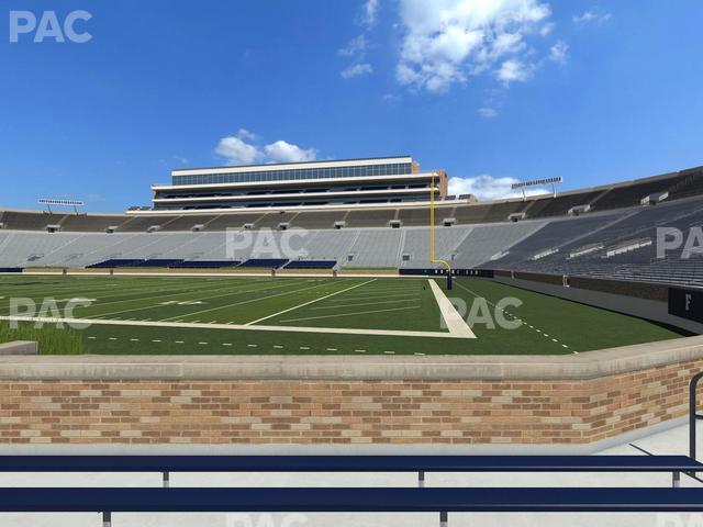 Seating view for Notre Dame Stadium Section 24