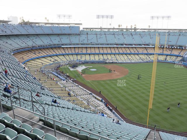 Seating view for Dodger Stadium Section 50 Rs