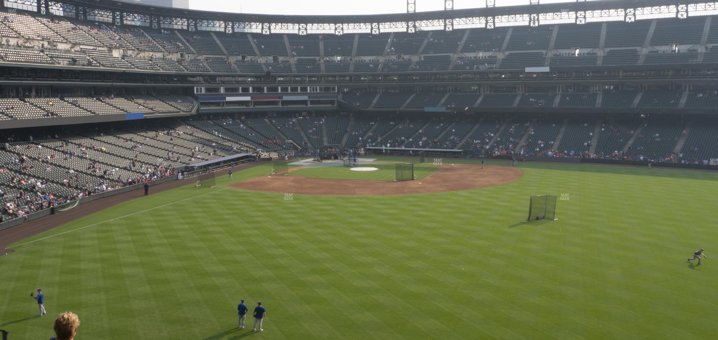 Seating view for Coors Field Section 204