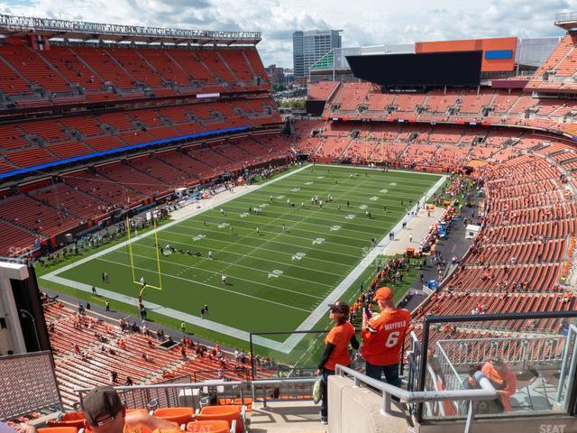 Seating view for Huntington Bank Field Section 524