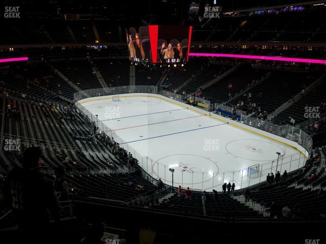 Seating view for T-Mobile Arena Section 117