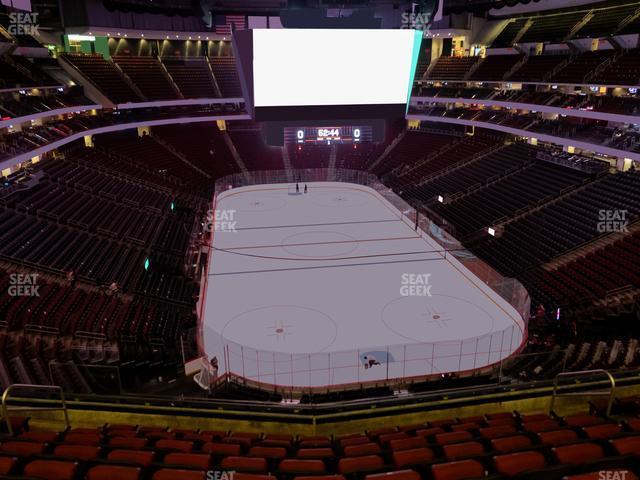 Seating view for Prudential Center Section 119