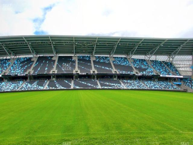 Seating view for Allianz Field Section Field Club 6