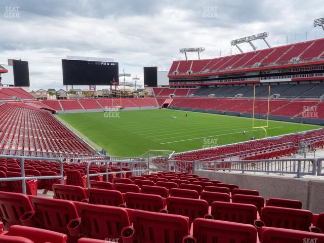 Seating view for Raymond James Stadium Section 220