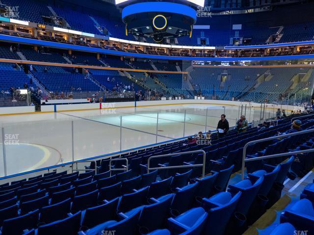 Seating view for KeyBank Center Section 119