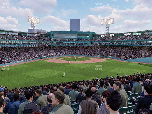 Seating view for Fenway Park Section Upper Bleacher 36