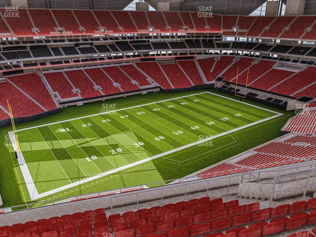 Seating view for Mercedes-Benz Stadium Section 344