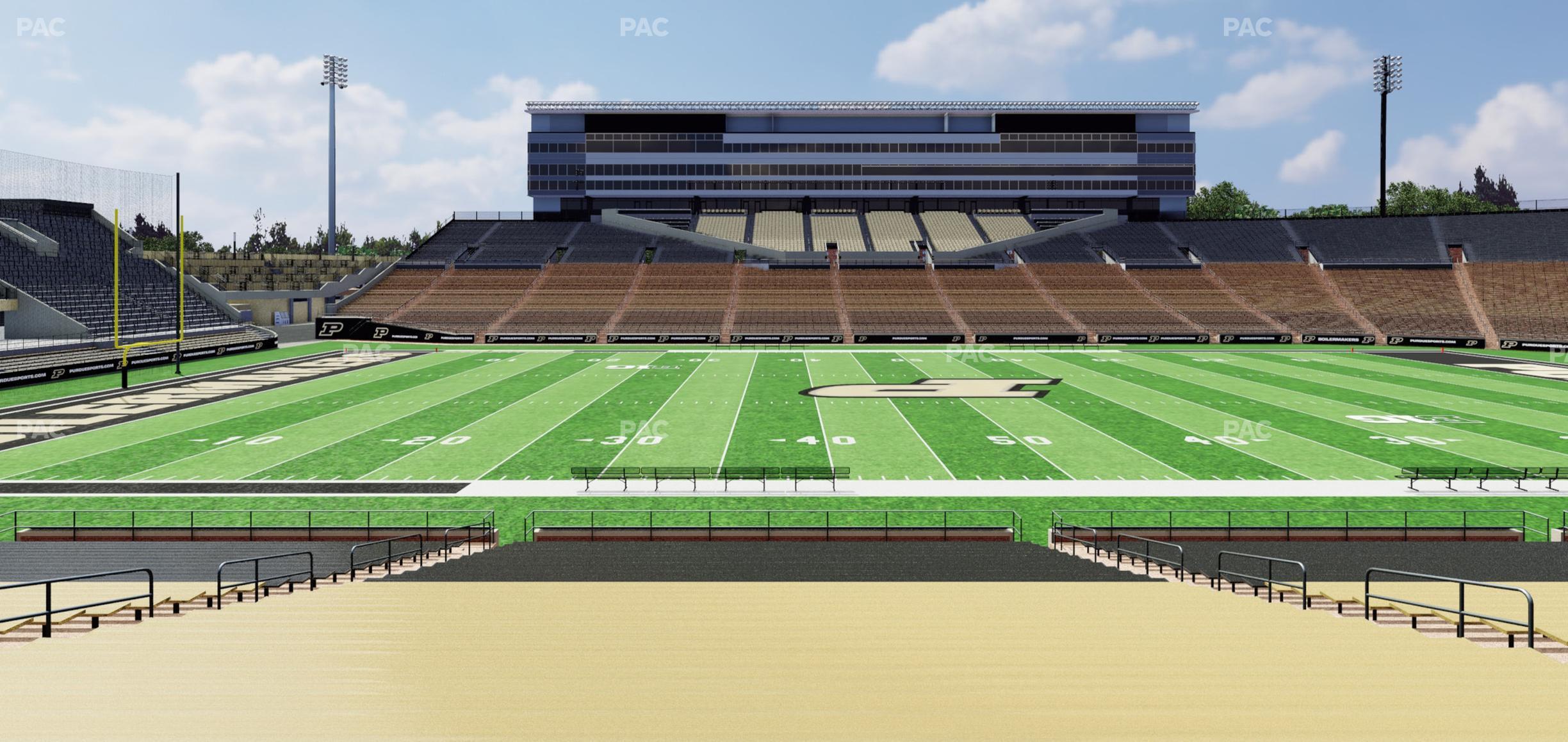 Seating view for Ross Ade Stadium Section 105