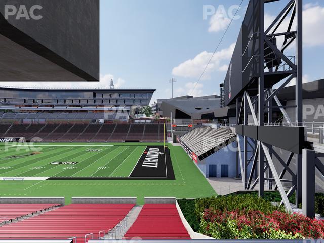 Seating view for Nippert Stadium Section 101