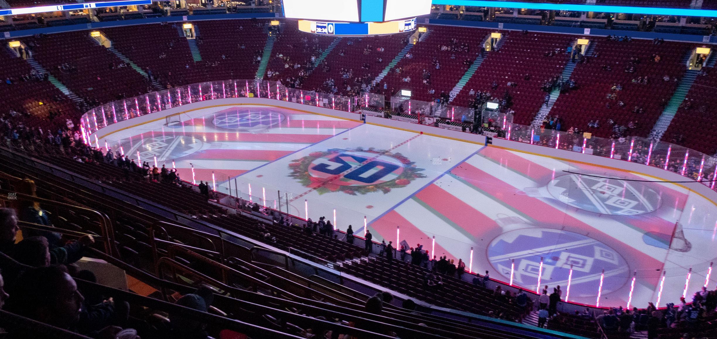 Seating view for Rogers Arena Section 306