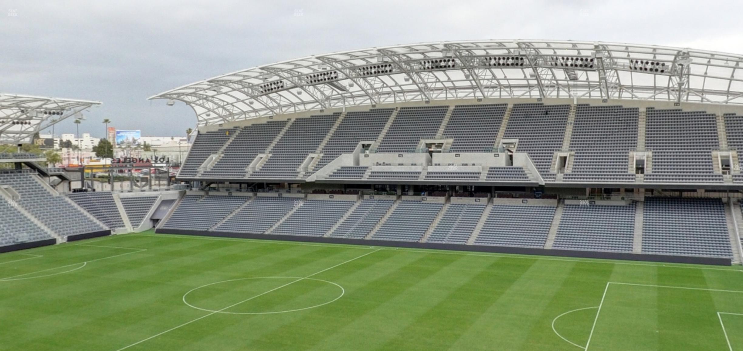 Seating view for BMO Stadium Section Founders Suite 3