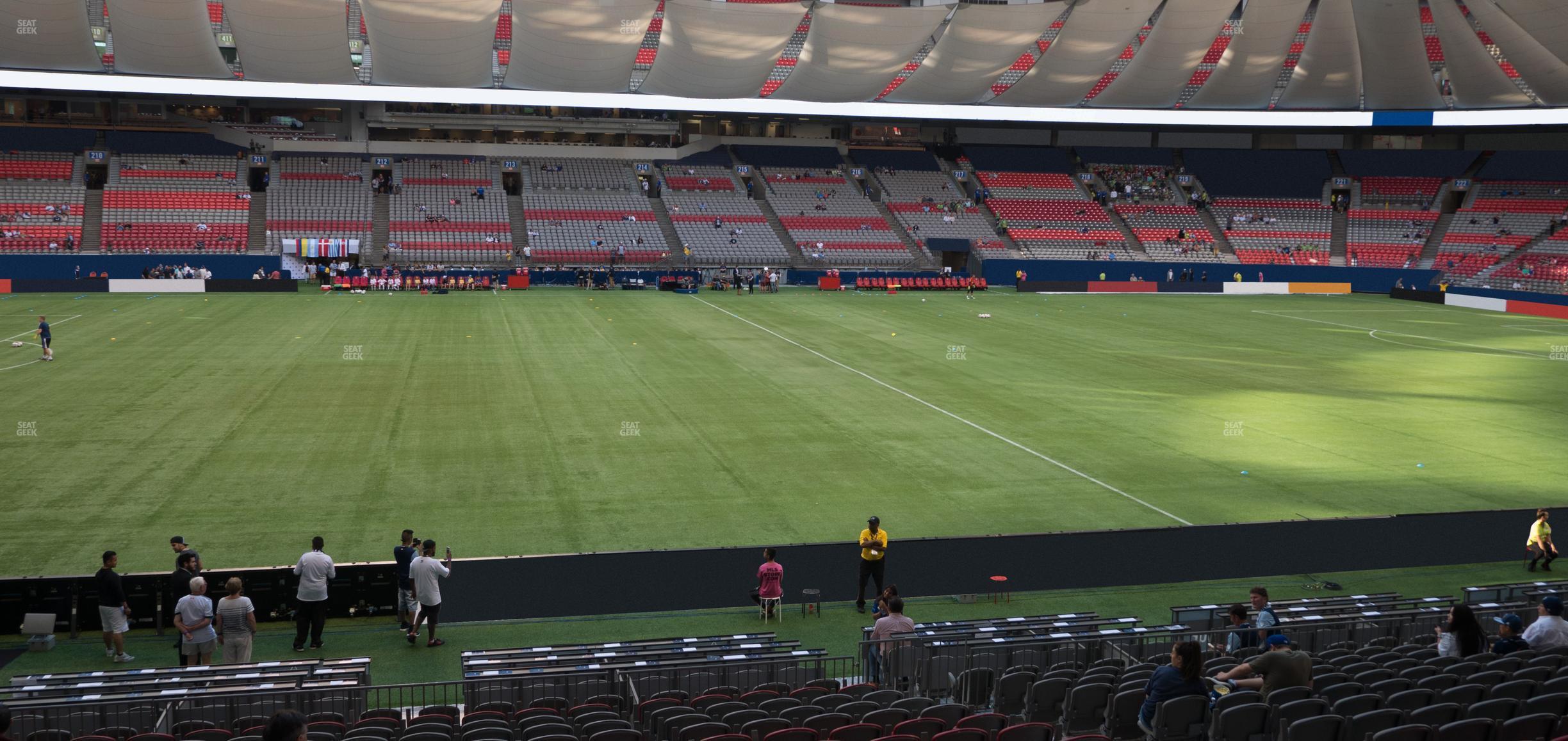 Seating view for BC Place Stadium Section 243