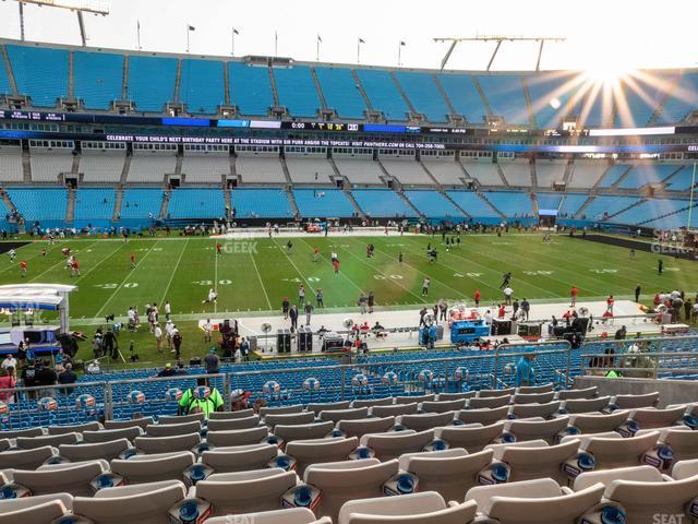 Seating view for Bank of America Stadium Section 317