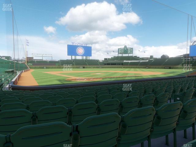 Seating view for Wrigley Field Section Club Box Home Plate 19