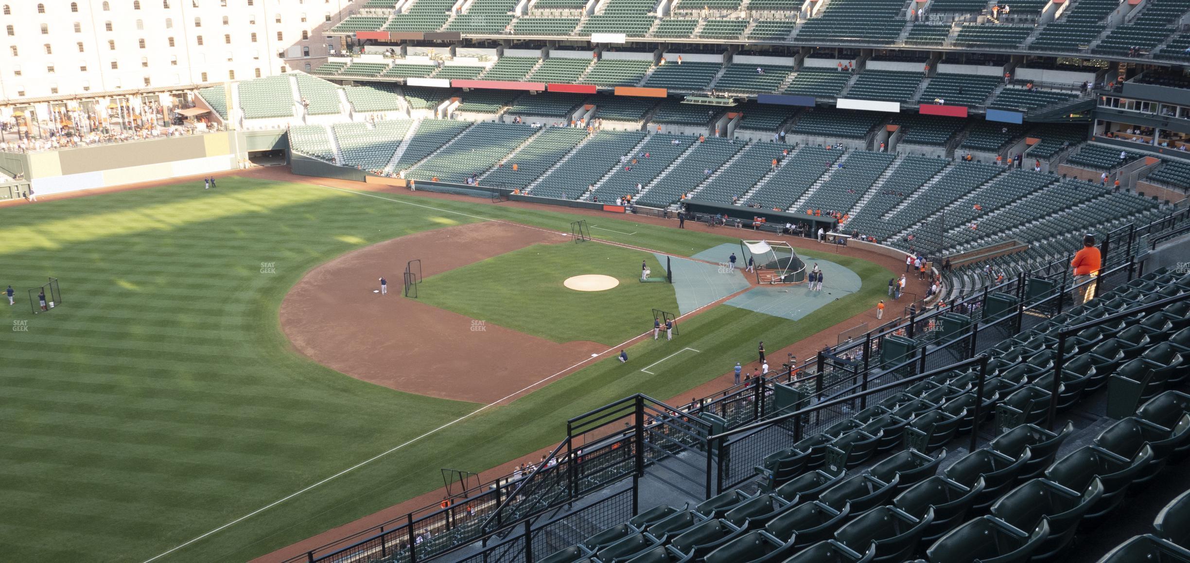 Seating view for Oriole Park at Camden Yards Section 362