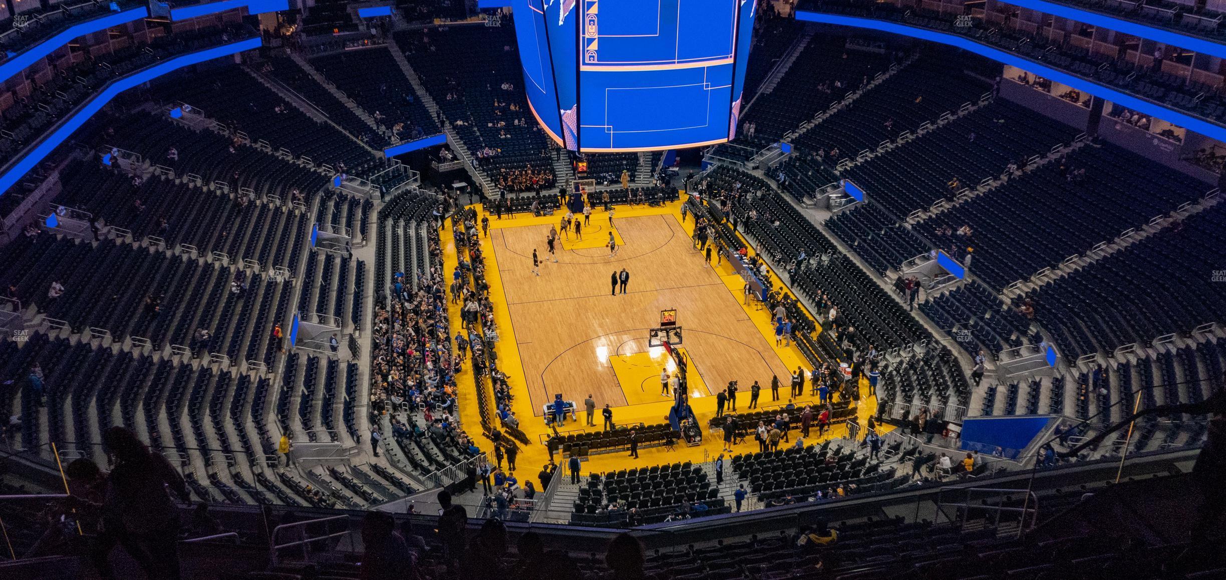 Seating view for Chase Center Section 214