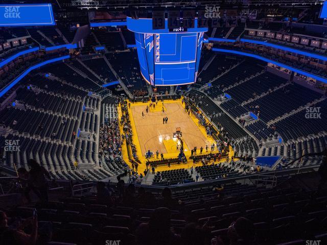 Seating view for Chase Center Section 214