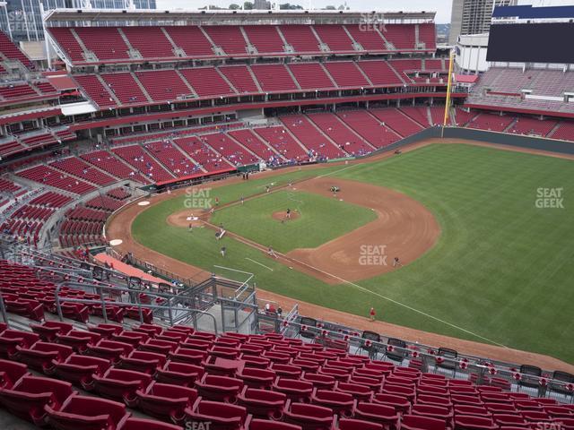 Seating view for Great American Ball Park Section 534