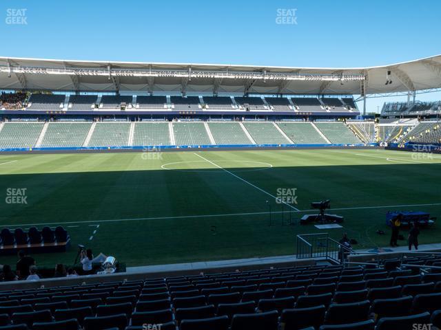 Seating view for Dignity Health Sports Park Section 112