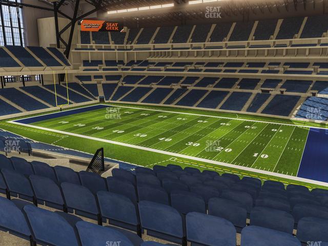 Seating view for Lucas Oil Stadium Section 436