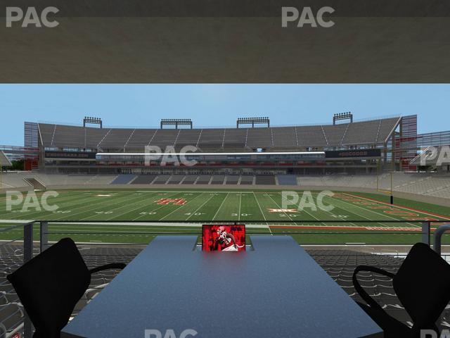 Seating view for TDECU Stadium Section Loge Box 31