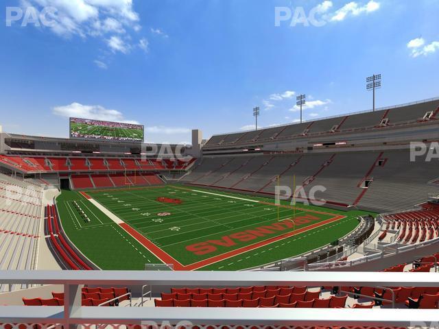 Seating view for Razorback Stadium Section 118