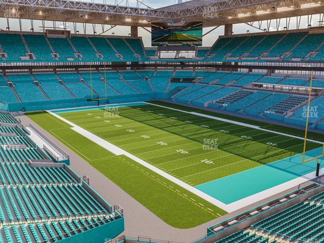 Seating view for Hard Rock Stadium Section 310