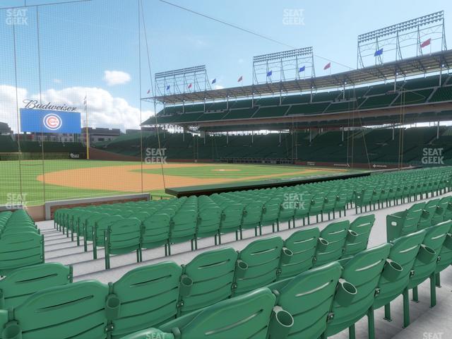 Seating view for Wrigley Field Section 108