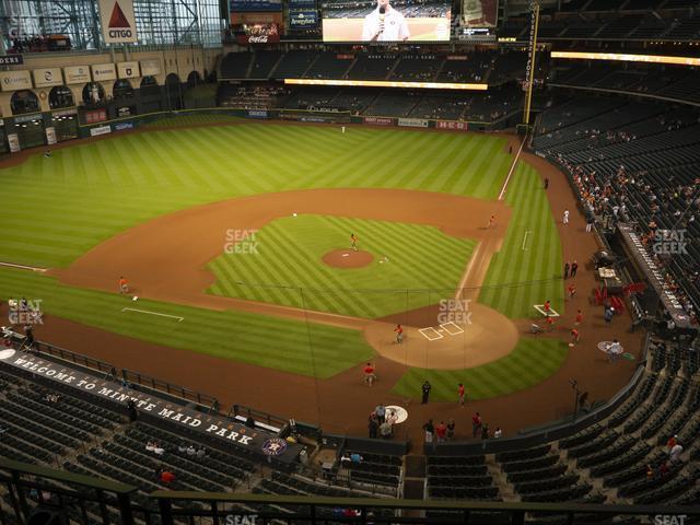 Seating view for Minute Maid Park Section 316